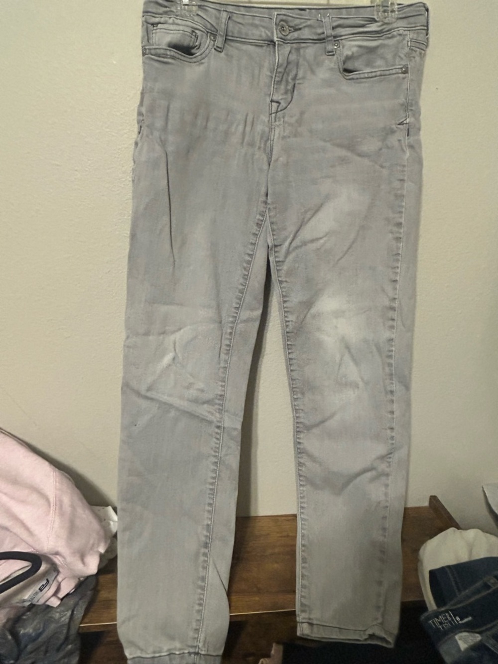 Aeropostale Women’s Light Gray Lola Jeggings size 8 Regular